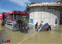 Im Kampf gegen das Hochwasser